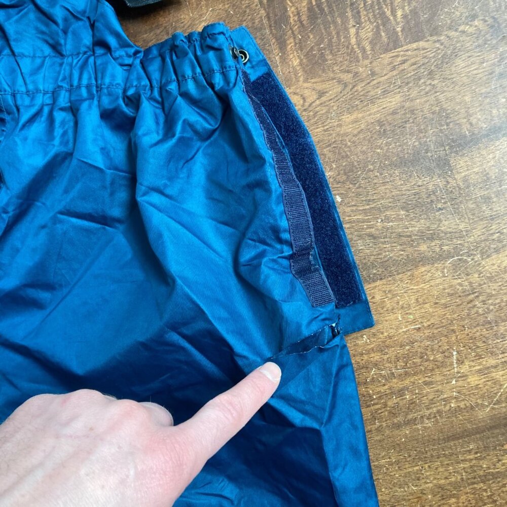 Italian Navy Bibs Military Surplus Size XL Italy Waterproof Rain Pants - Picture 7 of 8